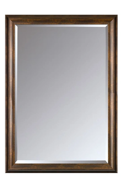 Overstock Art Wooden Framed Wall Mirror In Multi