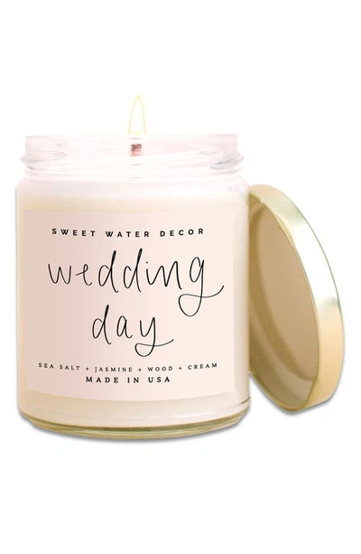 Sweet Water Decor Wedding Day 9 Oz. Candle In Pink