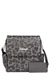Petunia Pickle Bottom Babies' Boxy Backpack Diaper Bag In Shadow Leopard