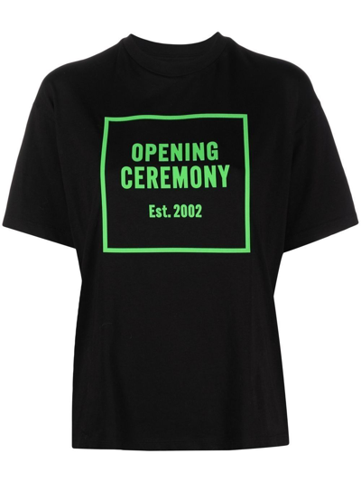 Opening Ceremony Box Logo Regular T In Nero