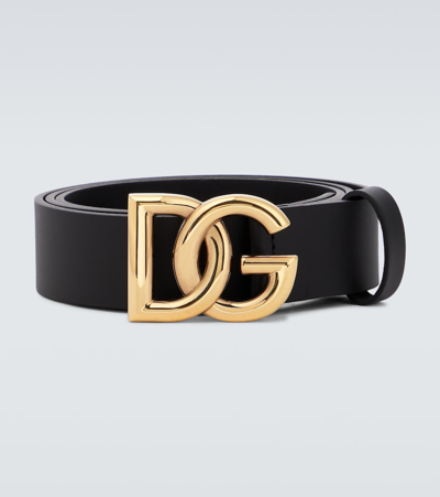 DOLCE & GABBANA DG皮革腰带