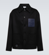 Loewe Anagram Workwear Jacket In Black