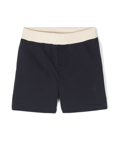 Orlebar Brown Kids' Blue Tucker Cotton Track Shorts