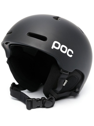 Poc Black Fornix Logo Print Helmet