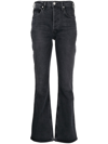 CITIZENS OF HUMANITY BLACK LIBBY HIGH-RISE BOOTCUT JEANS,1927137819077966