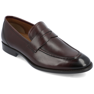 Thomas & Vine Thomas And Vine Bishop Apron Toe Penny Loafer In Red