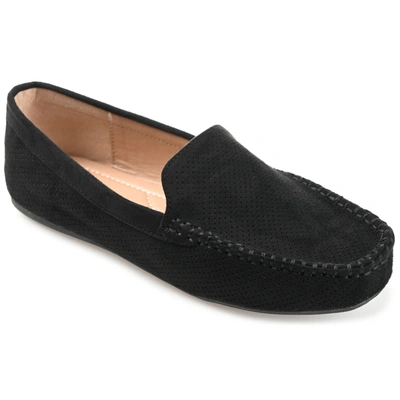 Journee Collection Collection Women's Comfort Wide Width Halsey Loafer In Black