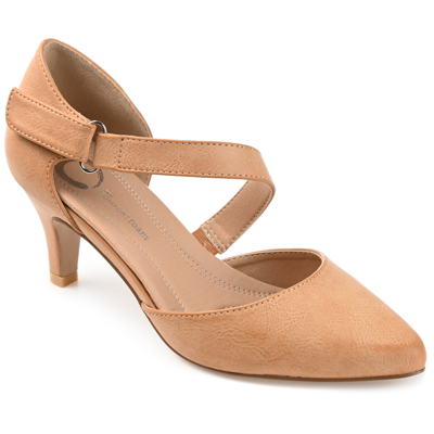 Journee Collection Collection Women's Tru Comfort Foam Wide Width Tillis Pump In Tan