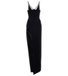 David Koma Sleeveless Maxi Dress With Slit In Black