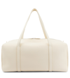 The Row Gio Leather Tote Bag In Milk Pld