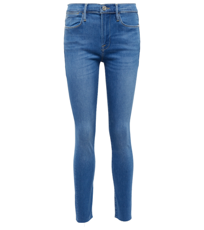 Frame Le High Skinny Raw After Jeans In Randall