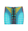 Jean Paul Gaultier Blue Dots Miniskirt In Blue/purple/yellow