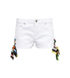 Pucci Low-rise Cotton Shorts In Bianco