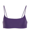Jade Swim Muse Scoop Bikini Top In Plum