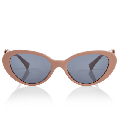 Versace Embellished Cat-eye Sunglasses In 0