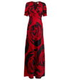 DIANE VON FURSTENBERG WALKER FLORAL MAXI DRESS