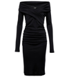 DIANE VON FURSTENBERG MINX WOOL-BLEND MIDI DRESS