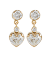 Sophie Bille Brahe Chambre Diamant 18kt Yellow Gold Single Earring With Diamonds In Yellow Gold Pearl