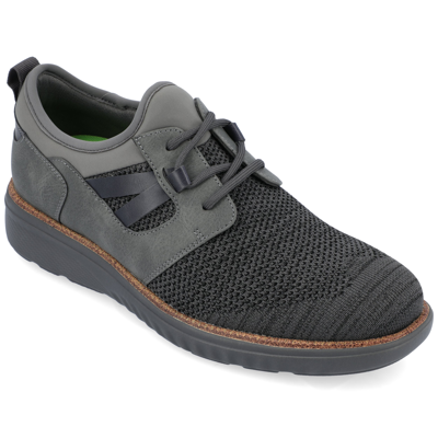 Vance Co. Claxton Knit Sneaker In Grey