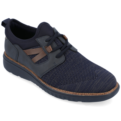 Vance Co. Claxton Knit Sneaker In Blue