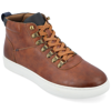 Vance Co. Ortiz High Top Sneaker In Brown