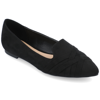 Journee Collection Collection Women's Wide Width Mindee Flat In Black
