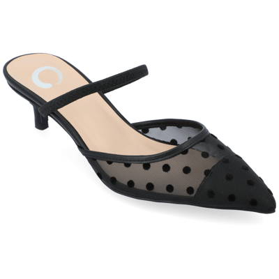 Journee Collection Allana Pointed Toe Pump In Black