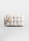 Bottega Veneta Padded Cassette Crossbody Bag In Chalk