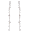 SUZANNE KALAN CLASSIC 18KT WHITE GOLD DROP EARRINGS WITH DIAMONDS