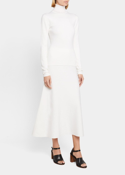 Gabriela Hearst May Wool-cashmere Turtleneck In Ivory