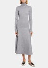 Gabriela Hearst May Wool-cashmere Turtleneck In Heather Grey