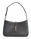Saint Laurent Le 5 A 7 Ysl Shoulder Bag In Smooth Leather In Storm