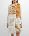Alabama Muse Oversize Faux-fur Gilet In Milkcaramel