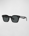 OLIVER PEOPLES THE MERCEAUX POLARIZED SQUARE SUNGLASSES