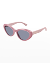Gucci Cat-eye Frame Sunglasses In Pink