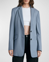 Rag & Bone Charles Twill Blazer In Prairieblu