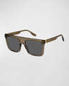 Marc Jacobs 57mm Flat Top Sunglasses In 09q Brown