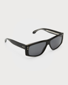 Isabel Marant 52mm Flat Top Sunglasses In 0807 Black