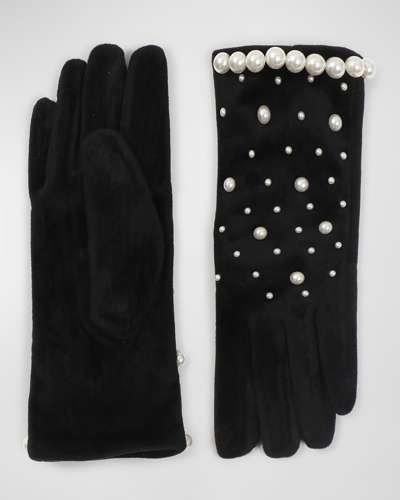 Pia Rossini Perla Gloves In Black