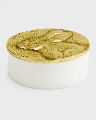Michael Aram Chinese Zodiac Box In Gold