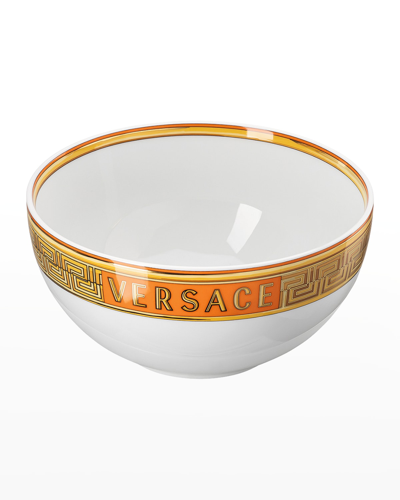 Versace Medusa Amplified Orange Coin Cereal Bowl