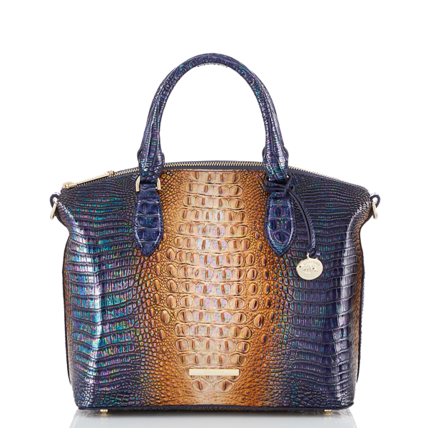 BRAHMIN Große Duxbury Umhängetasche – Golden Rod Ombre Melbourne – Mit Abnehmbarem Gurt