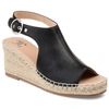 JOURNEE COLLECTION COLLECTION WOMEN'S WIDE WIDTH CREW WEDGE SANDAL