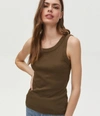 Shop Michael Stars Paloma Tank In Dolma