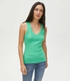 MICHAEL STARS MAYA V-NECK TANK