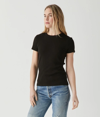 Michael Stars Lexy Tee In Black