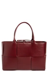 Bottega Veneta Medium Arco Tote In Barolo-gold