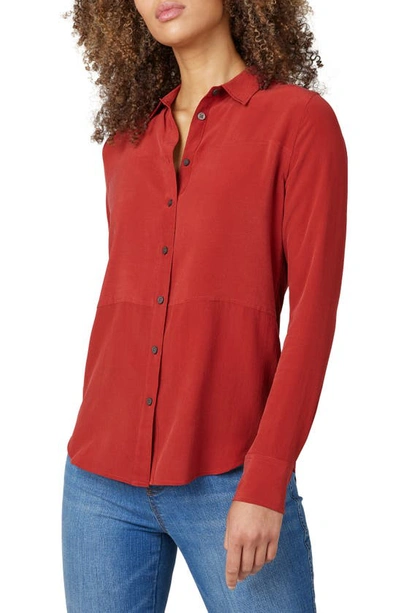 Amber Silky Buttoned Down Shirt Amber Silky Buttoned Down Shirt