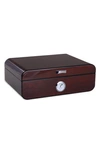 Bey-berk Unisex Gerard 40 Cigar Humidor W/ Hygrometer & Humidistat In Brown