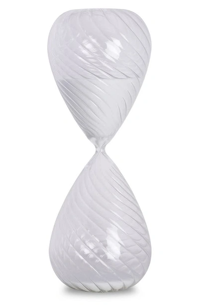Bey-berk 90-minute Hourglass Sand Timer In White